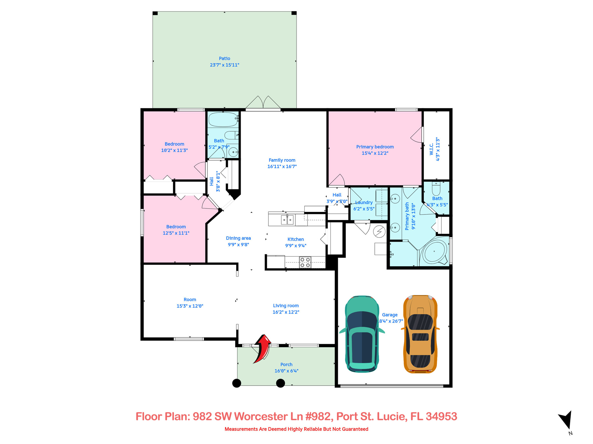 982 SW Worcester Lane, Port St. Lucie, FL 34953, Port St. Lucie - Photo 2