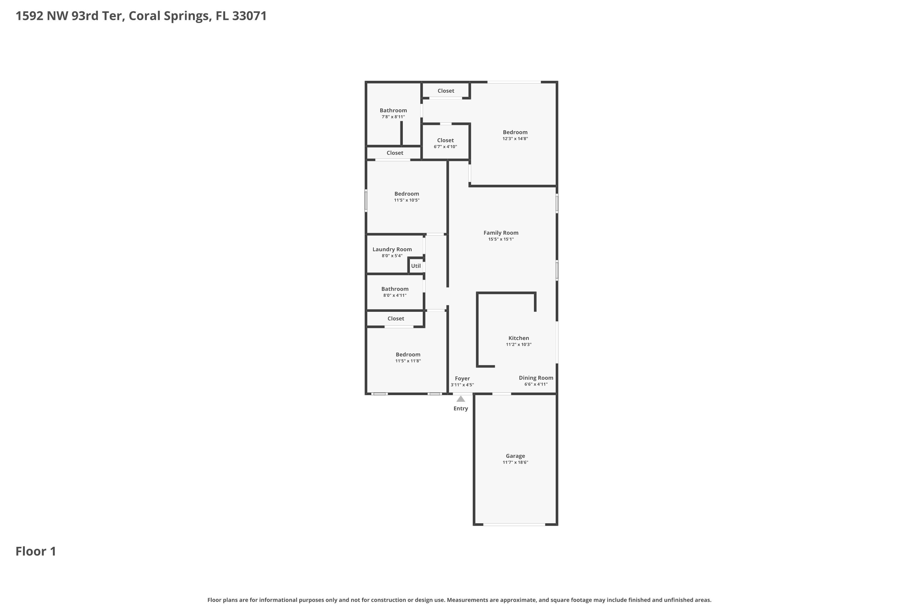 1592 NW 93rd Terrace, Coral Springs, FL 33071, Coral Springs - Photo 2