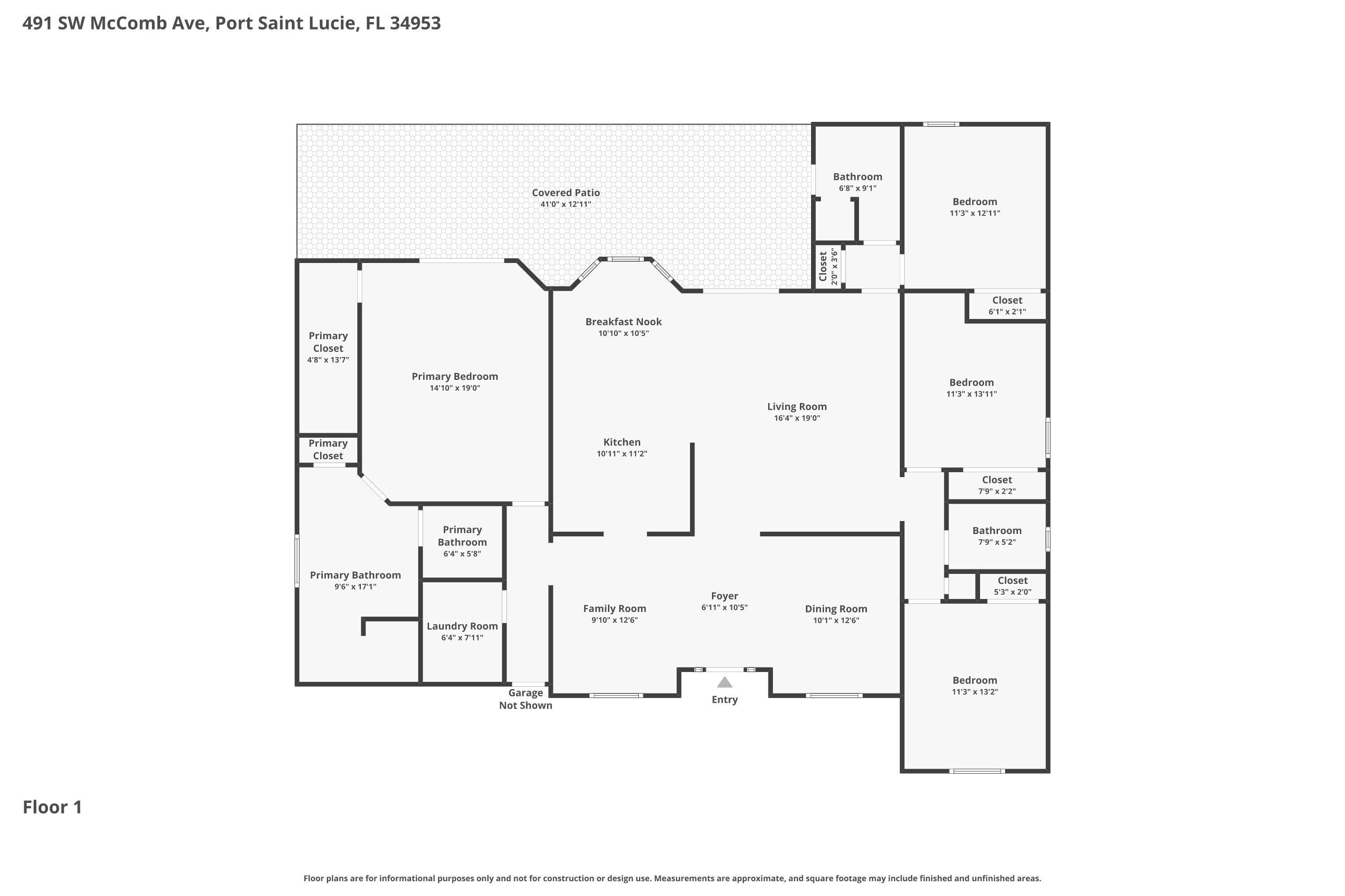 491 SW Mccomb Avenue, Port St. Lucie, FL 34953, Port St. Lucie - Photo 2