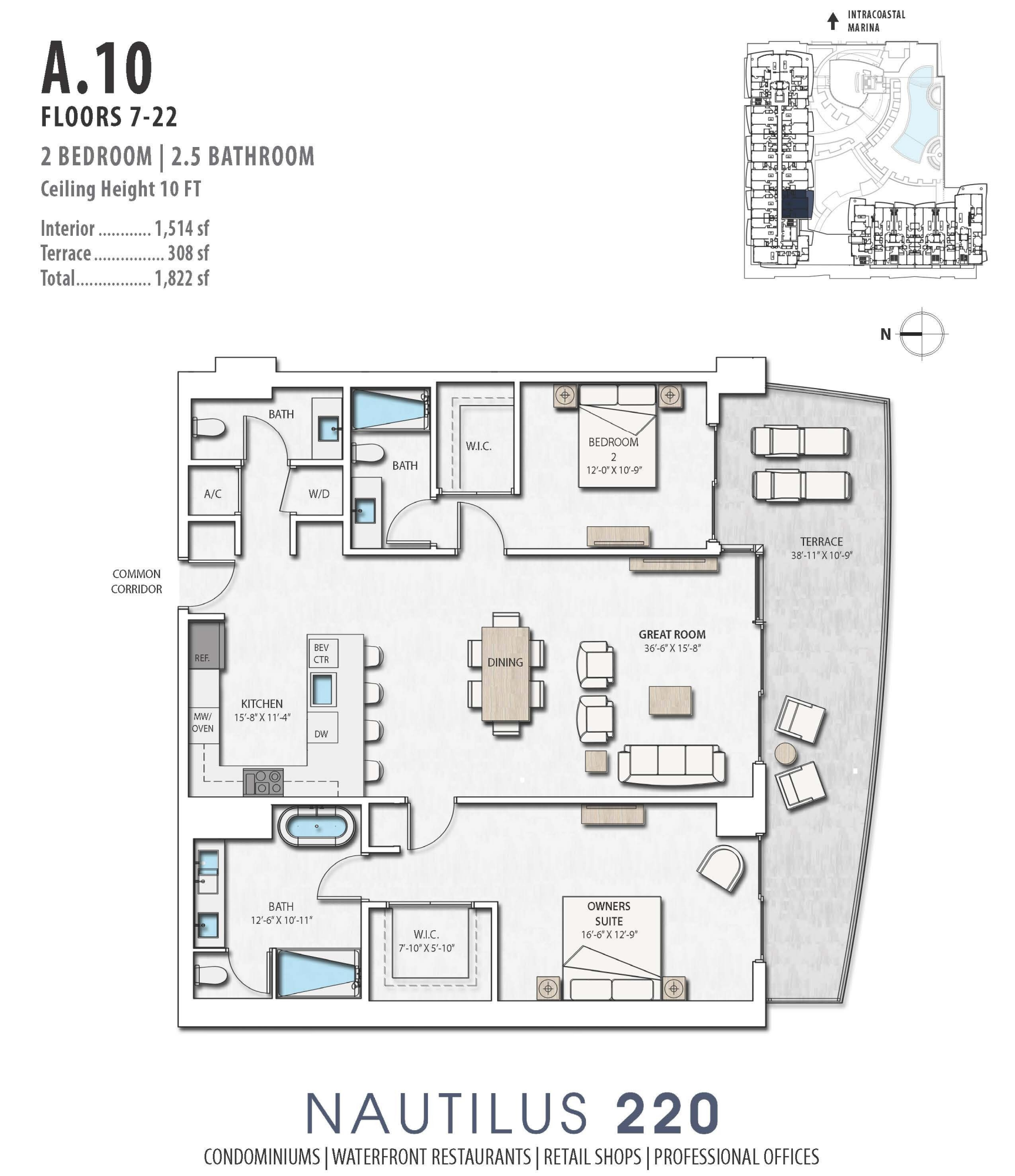 220 Lake Shore Drive 1419, Lake Park, FL 33403, Lake Park - Photo 2