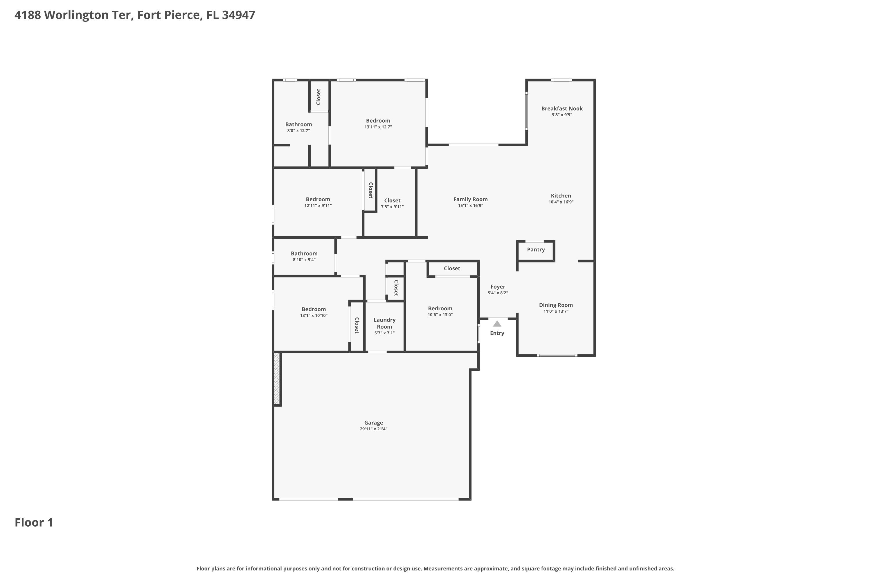 4188 Worlington Terrace, Fort Pierce, FL 34947, Fort Pierce - Photo 2