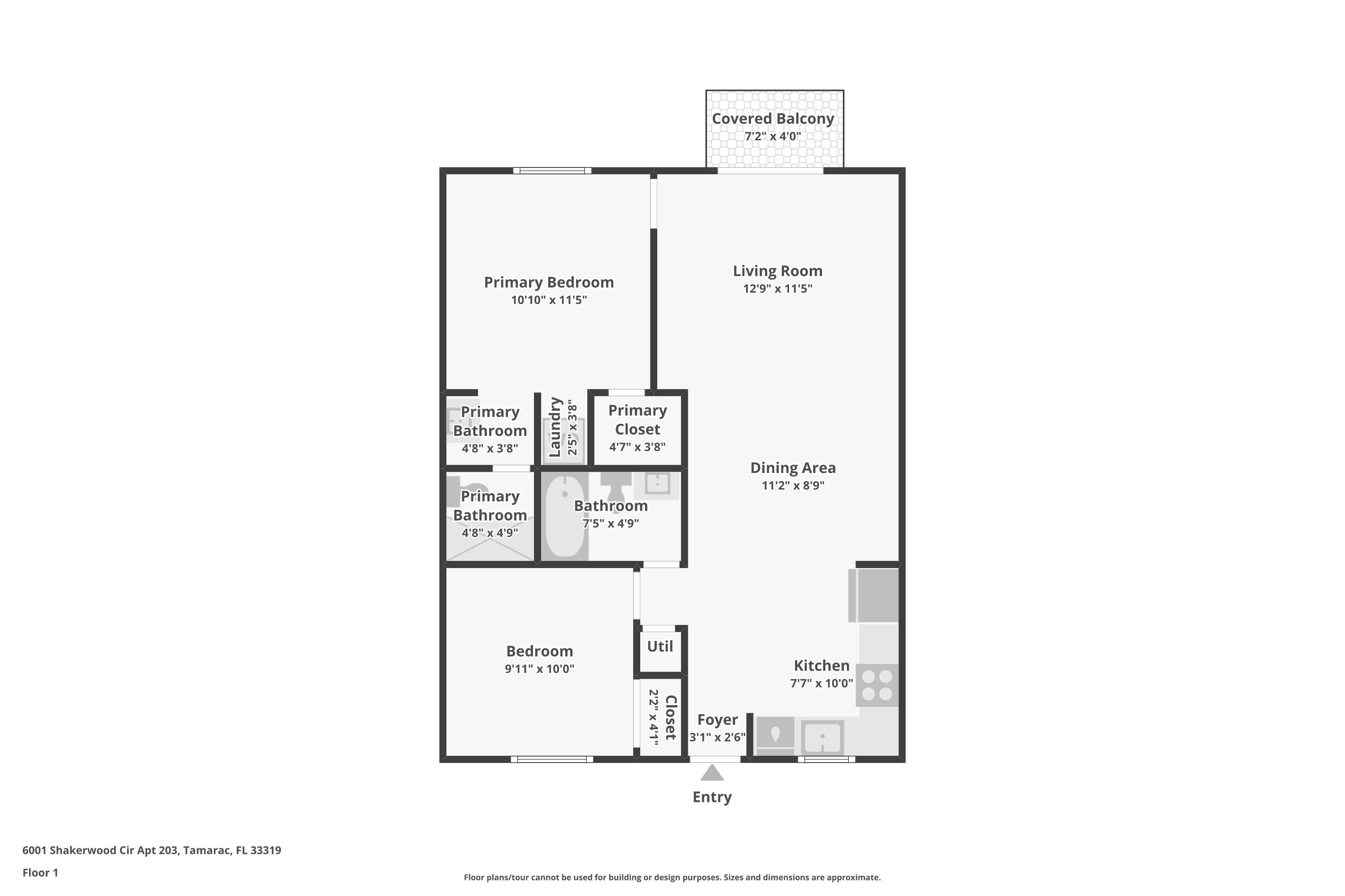 6001 Shakerwood Circle 203, Tamarac, FL 33319, Tamarac - Photo 2