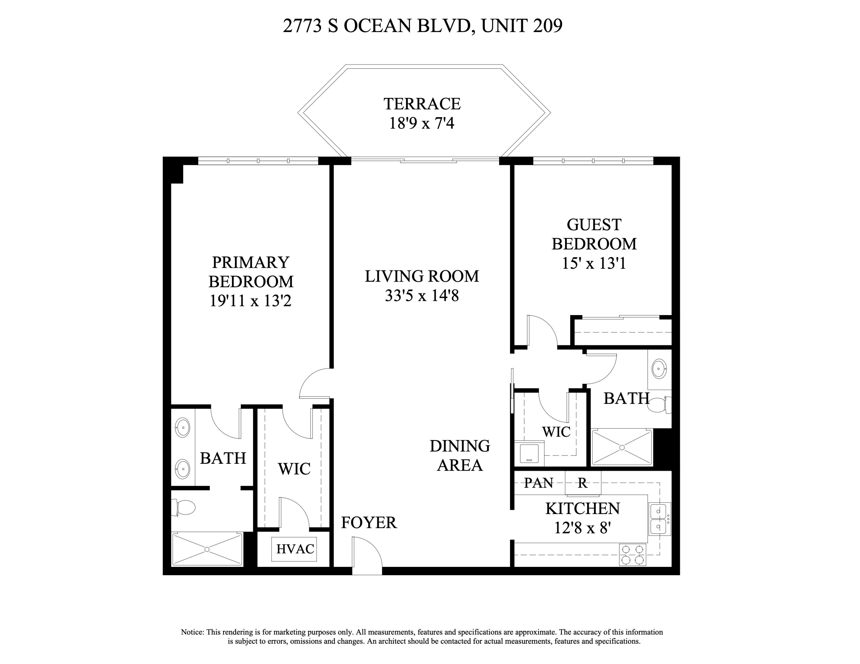 2773 S Ocean Boulevard 209, Palm Beach, FL 33480, Palm Beach - Photo 2