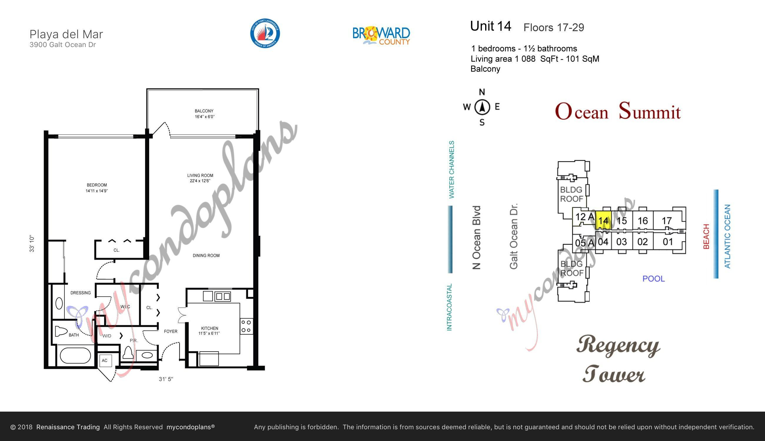 3900 Galt Ocean Drive 1814, Fort Lauderdale, FL 33308, Fort Lauderdale - Photo 3