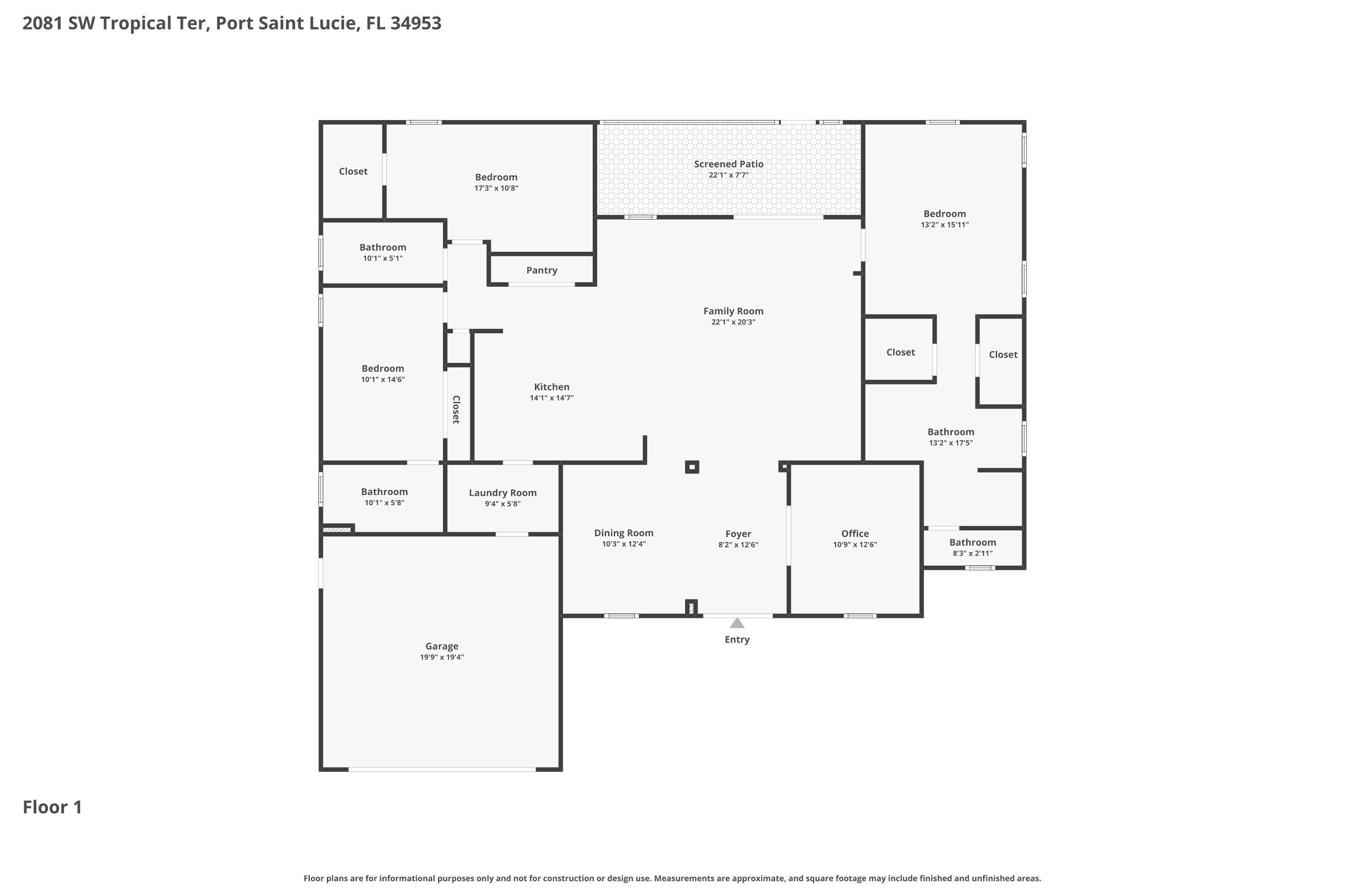 2081 SW Tropical Terrace, Port St. Lucie, FL 34953, Port St. Lucie - Photo 2
