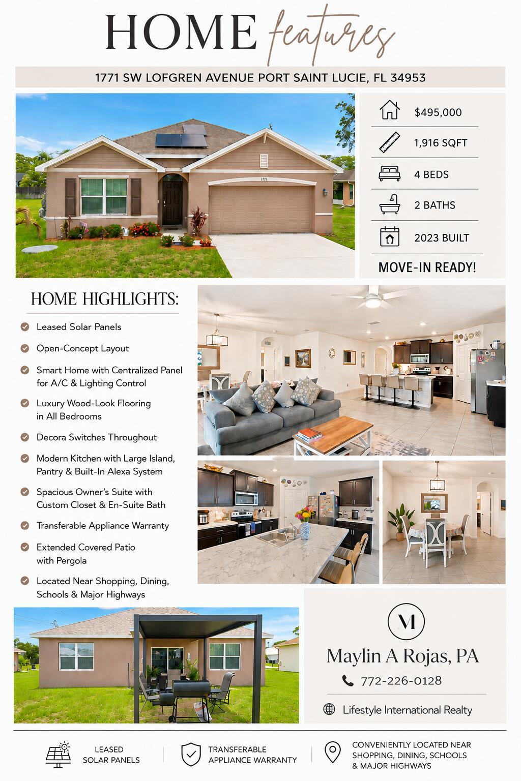 1771 SW Lofgren Avenue, Port St. Lucie, FL 34953, Port St. Lucie - Photo 2