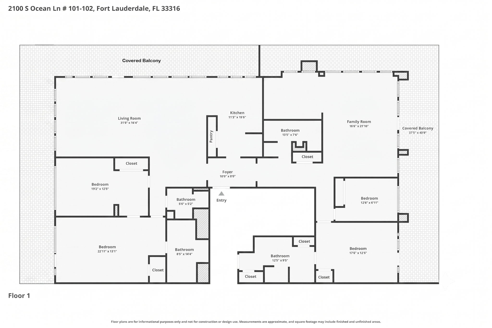 2100 S Ocean Lane 101-102, Fort Lauderdale, FL 33316, Fort Lauderdale - Photo 2