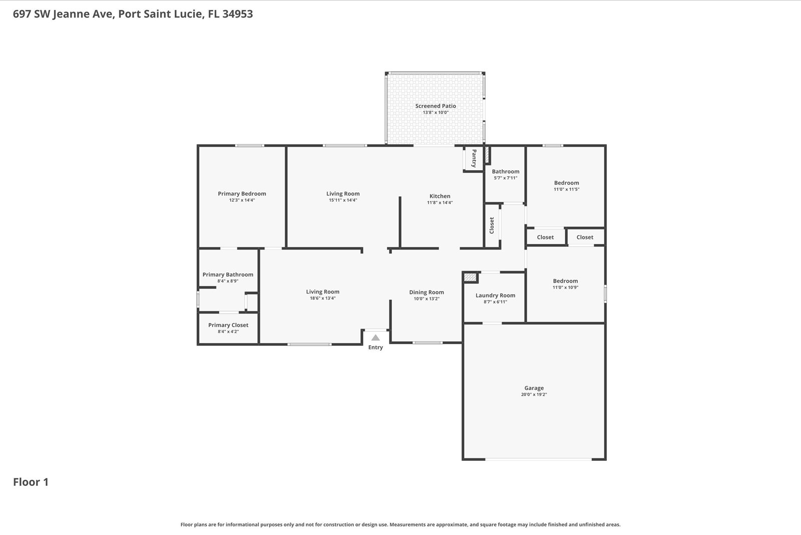 697 SW Jeanne Avenue, Port St. Lucie, FL 34953, Port St. Lucie - Photo 3