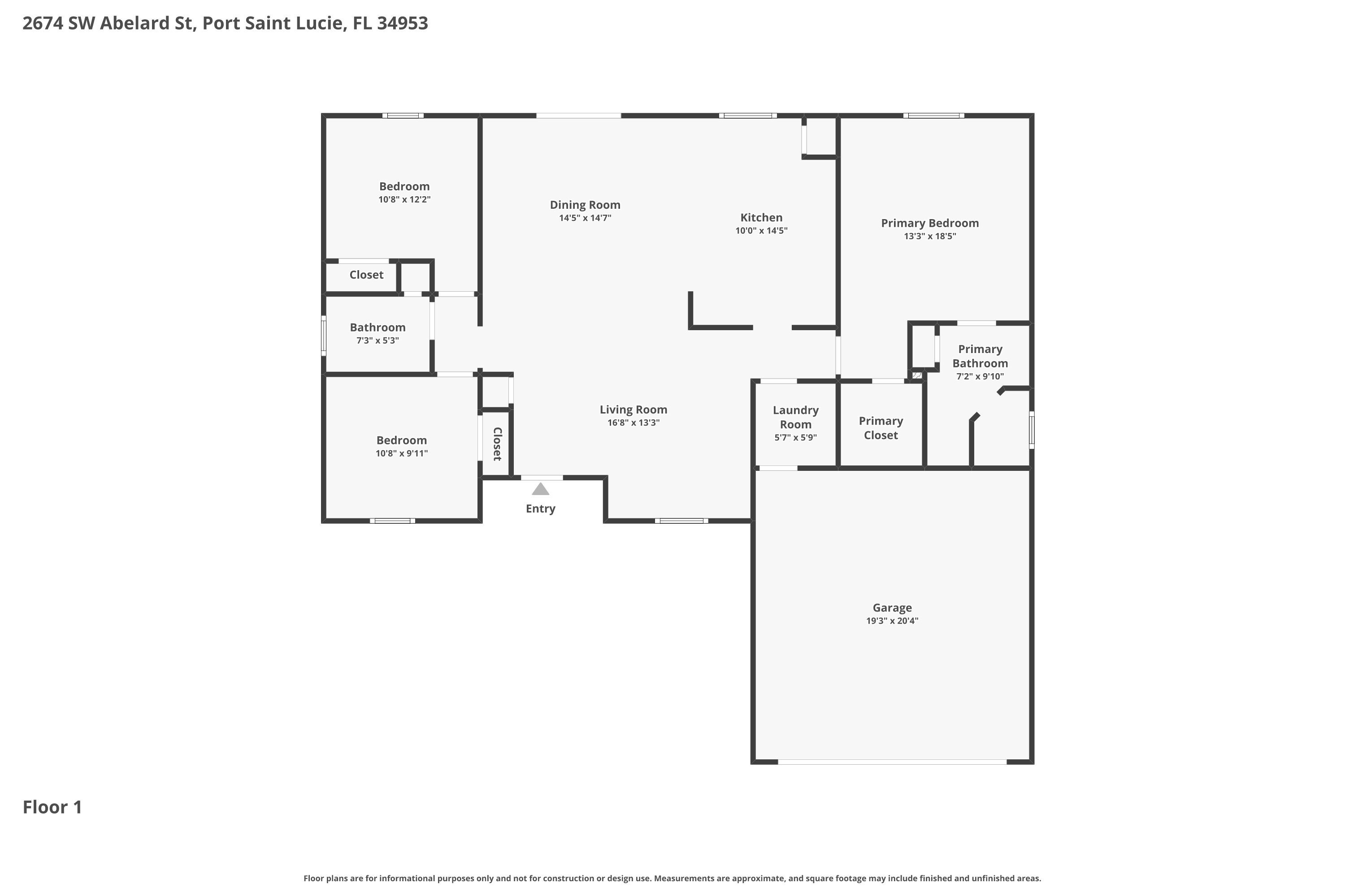 2674 SW ABELARD Street, Port St. Lucie, FL 34953, Port St. Lucie - Photo 2