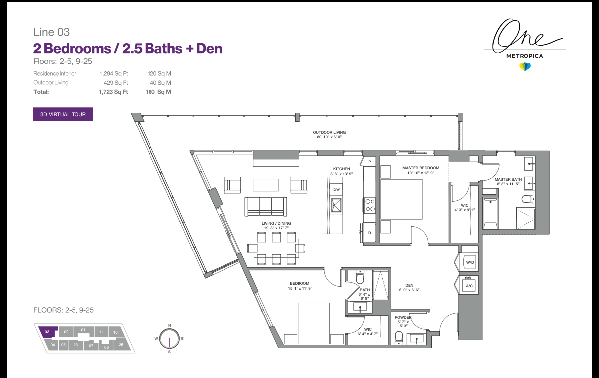2000 Metropica Way 1503, Sunrise, FL 33323, Sunrise - Photo 2