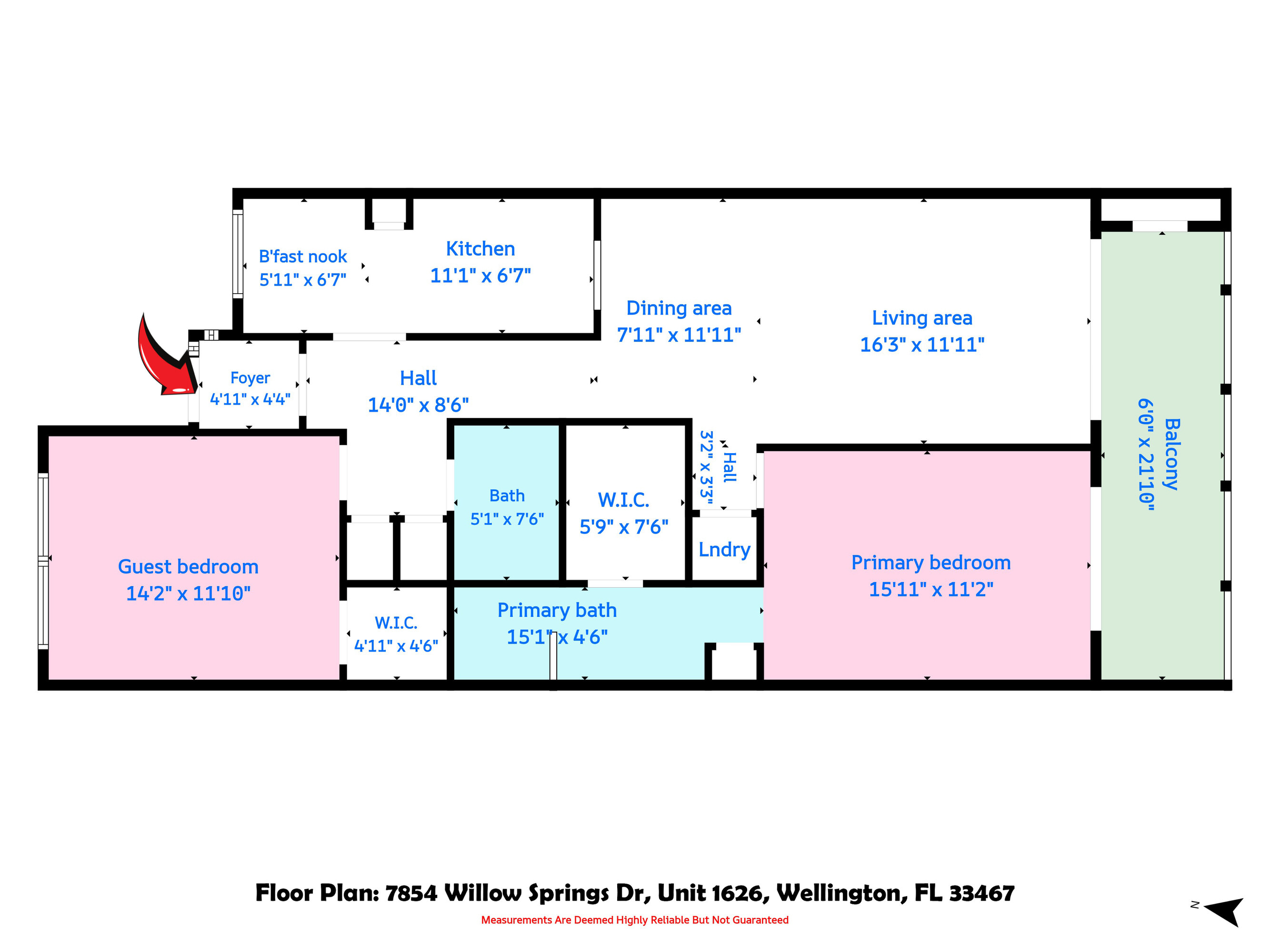 7854 Willow Spring Drive 1626, Lake Worth, FL 33467, Lake Worth - Photo 2
