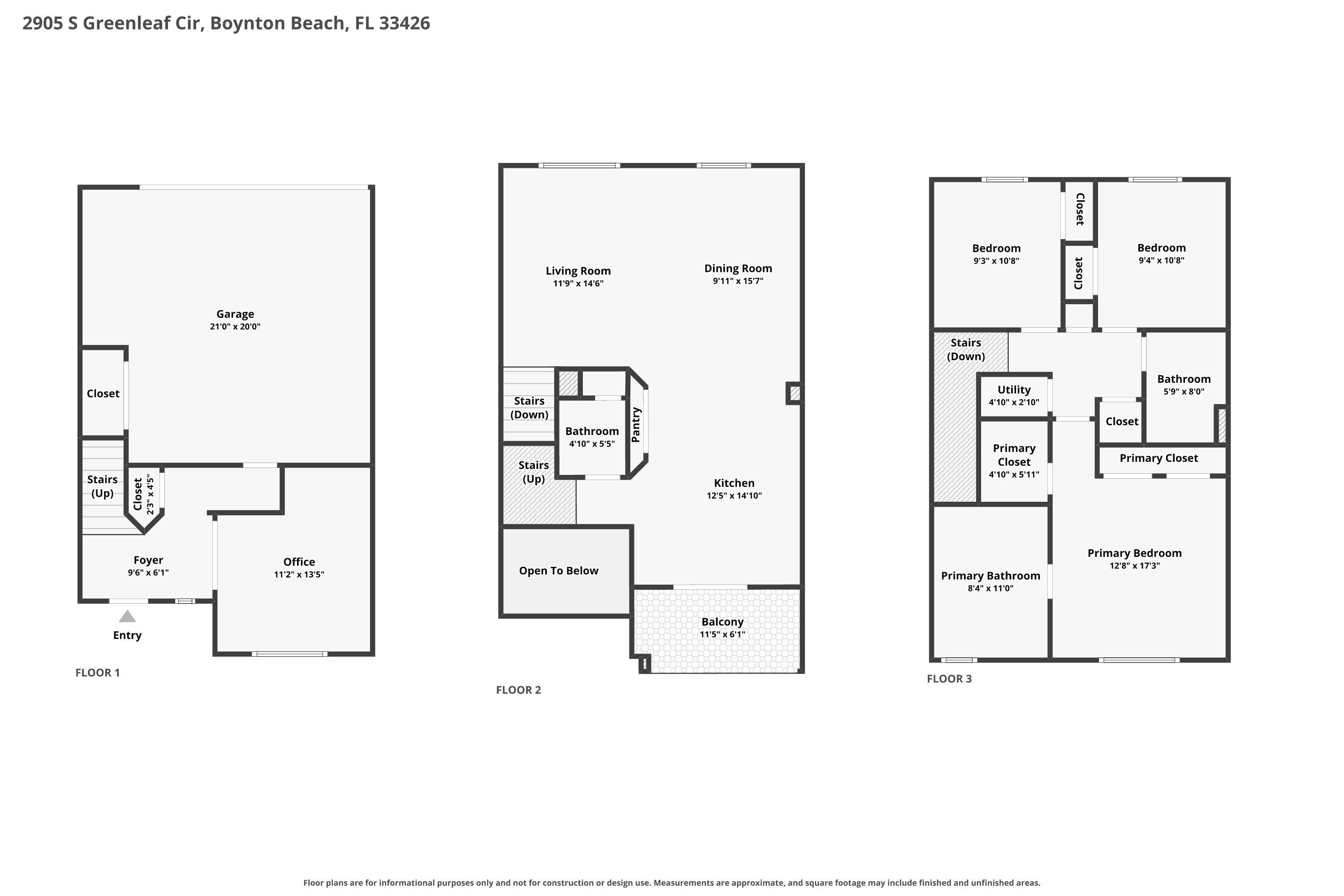 2905 S Greenleaf Circle, Boynton Beach, FL 33426, Boynton Beach - Photo 3