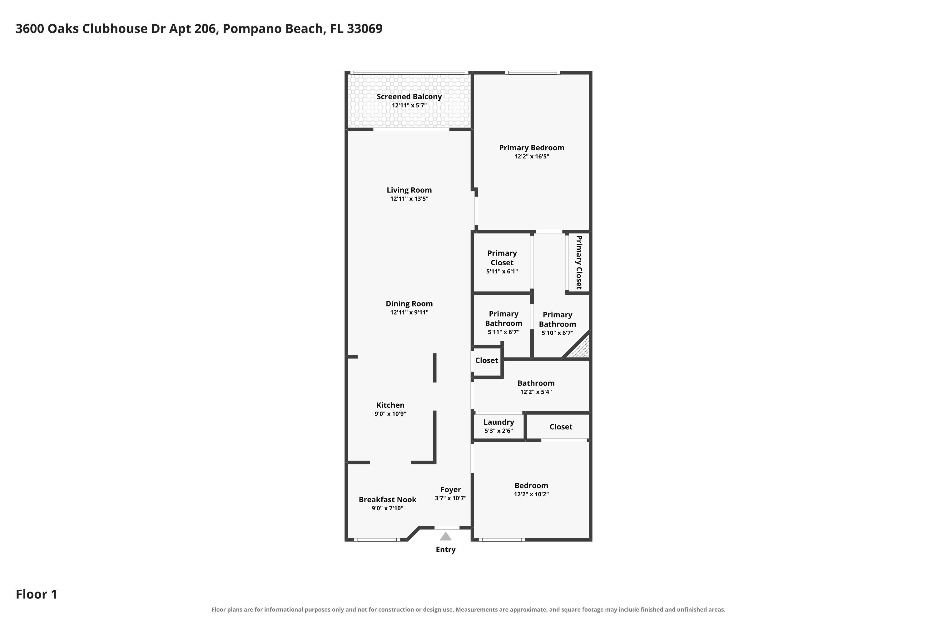 3600 OAKS CLUBHOUSE Drive 505, Pompano Beach, FL 33069, Pompano Beach - Photo 3