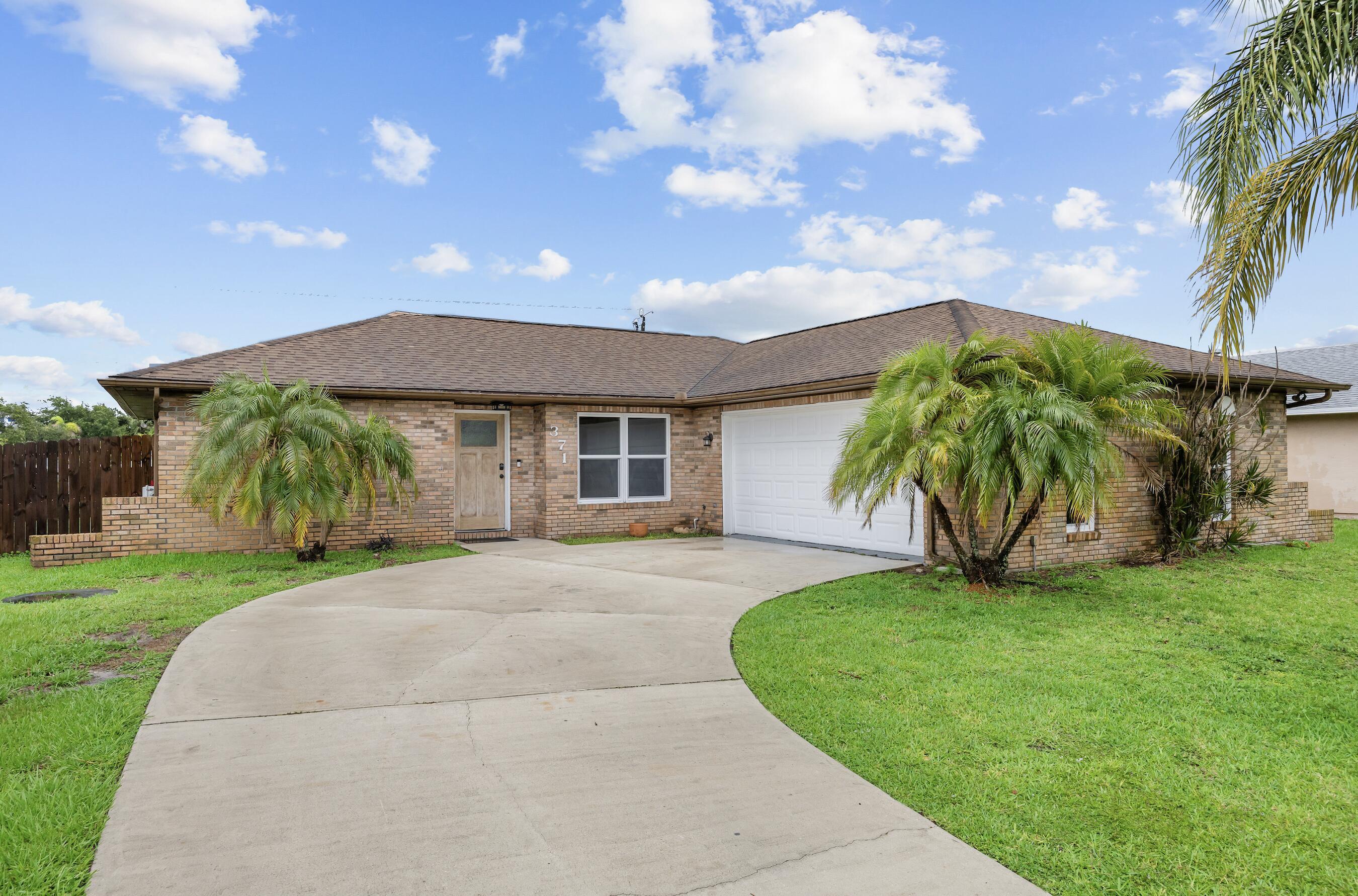 371 SW BUTLER Avenue, Port St. Lucie, FL 34983, Port St. Lucie