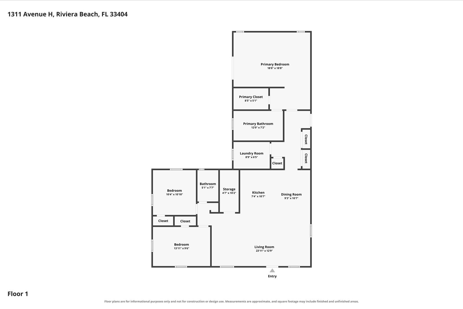 1311 AVENUE H, Riviera Beach, FL 33404, Riviera Beach - Photo 2