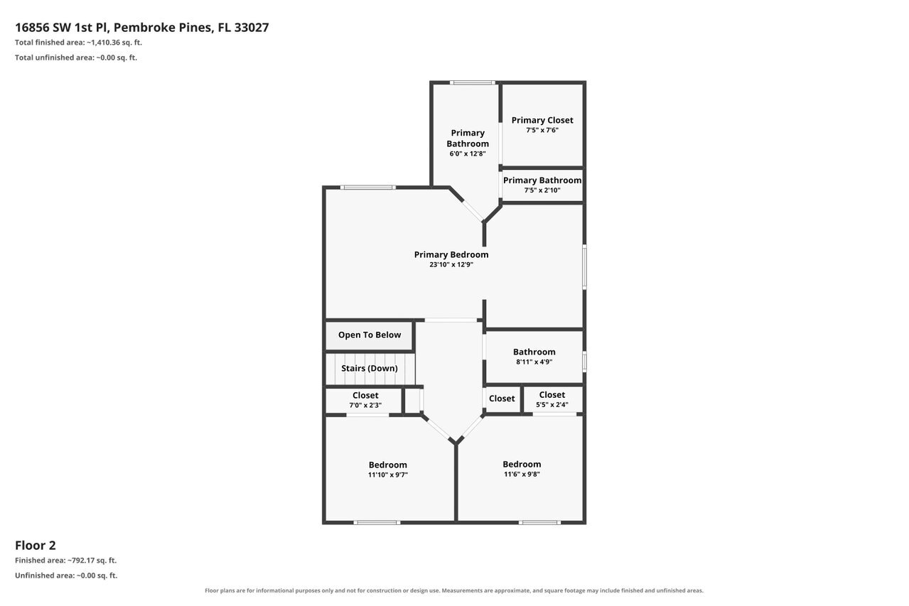 16856 SW 1ST Place, Pembroke Pines, FL 33027, Pembroke Pines - Photo 2
