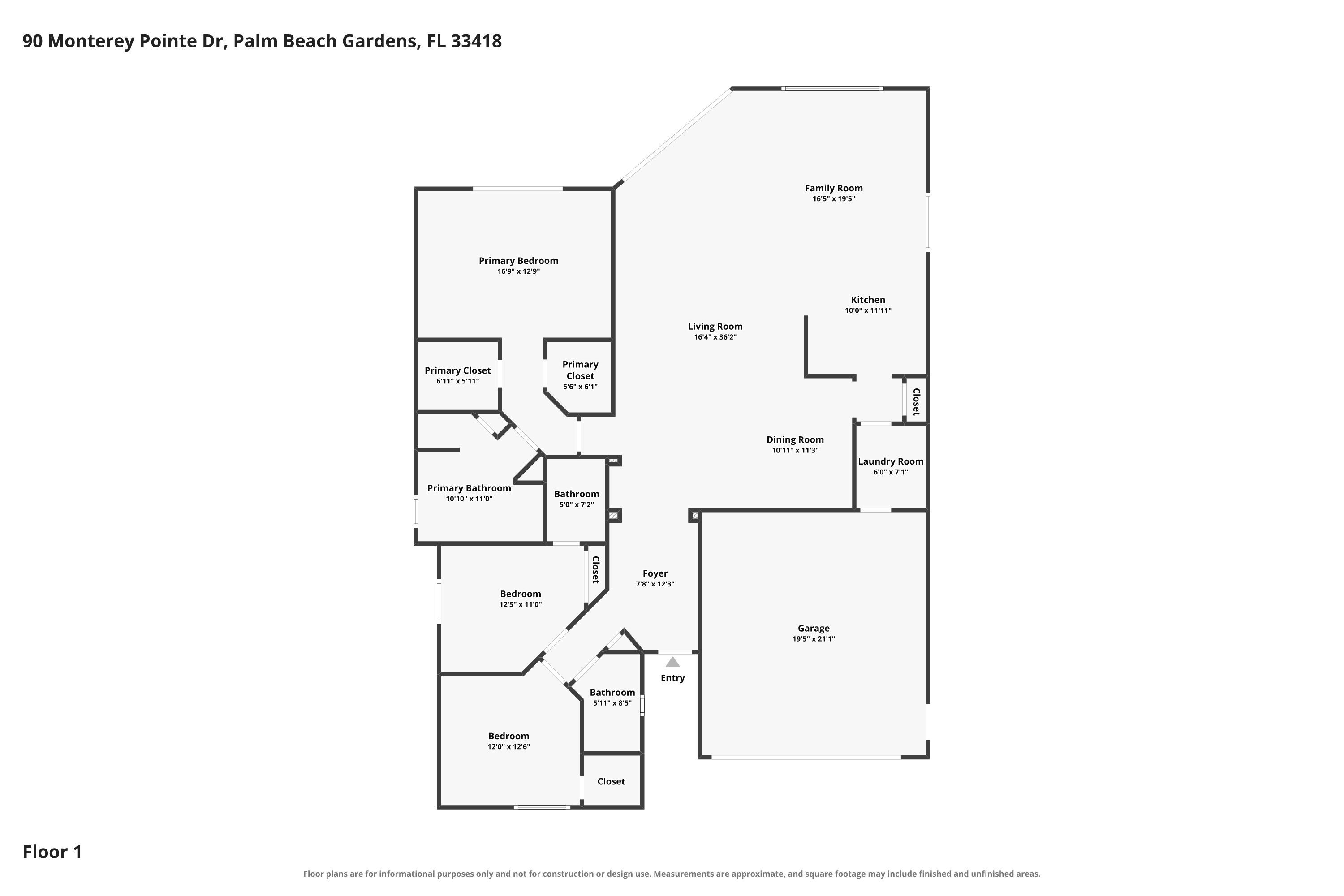 90 MONTEREY POINTE Drive, Palm Beach Gardens, FL 33418, Palm Beach Gardens - Photo 2