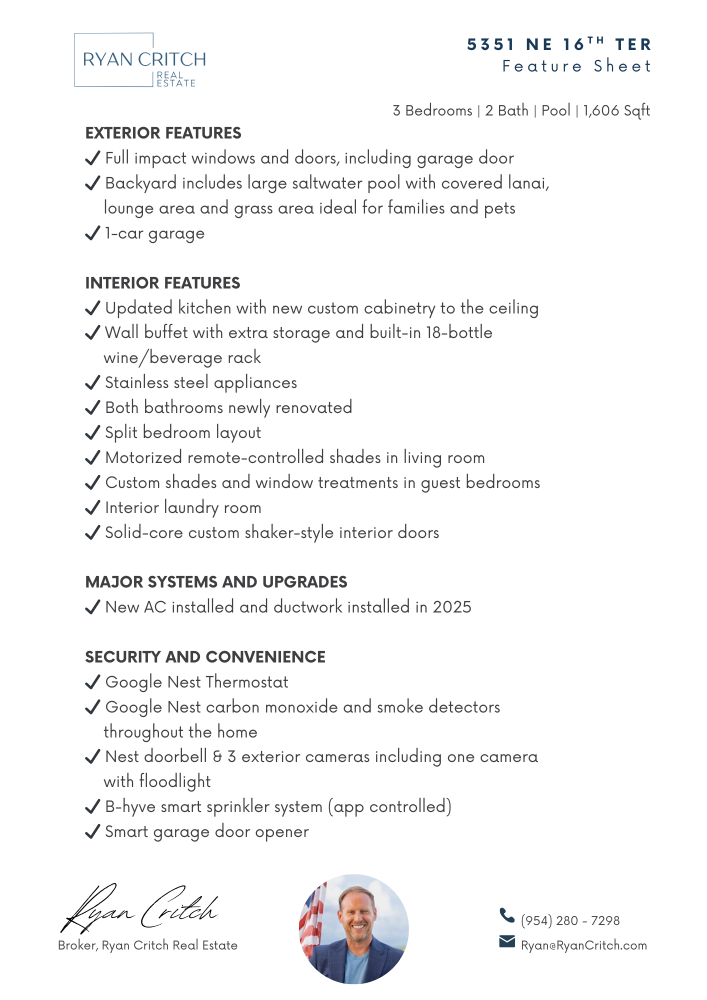 5351 NE 16th Terrace, Fort Lauderdale, FL 33334, Fort Lauderdale - Photo 2