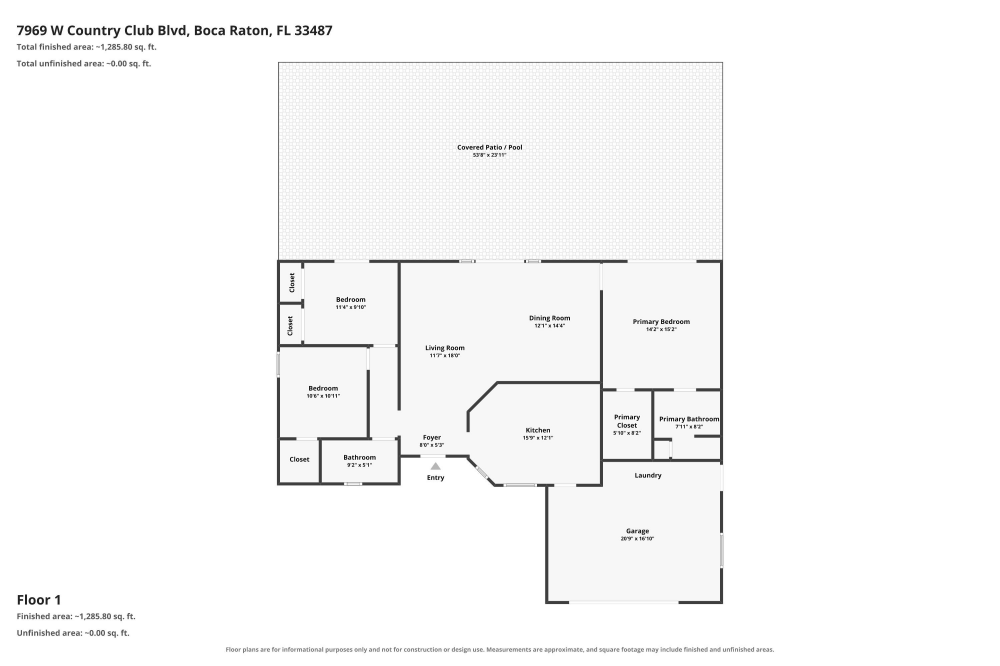 7969 W COUNTRY CLUB Boulevard, Boca Raton, FL 33487, Boca Raton - Photo 2
